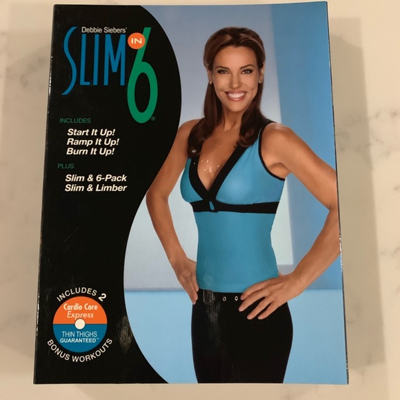Debbie Siebers Slim in 6 Workout dvds - Picture 1 of 3